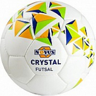 Мяч футзальный Novus Crystal Futsal 4р white/blue/orange