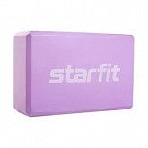 Блок для йоги  Starfit YB-200 EVA  22,5х15 см violet pastel