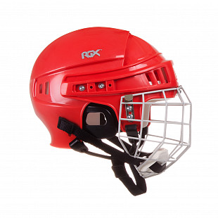 Шлем хоккейный игрока с маской RGX red