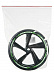 Колесо для самоката Novatrack 1шт 250мм Х76783 Black/Green