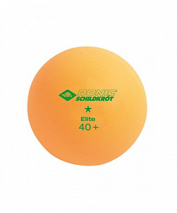 Мяч для настольного тенниса Donic Schildkrot Elite 1* 6 шт orange