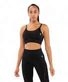 Женский спортивный бра-топ FIFTY Essential Knit FA-WB-0202-BLK black