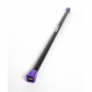 Бодибар Starfit BB-301 неопреновый 5 кг black/violet