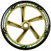 Колесо для самоката Novatrack 1шт 230мм Х76782 Green