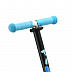 Самокат-беговел RGX Tinsy Led blue с родительской ручкой и сиденьем