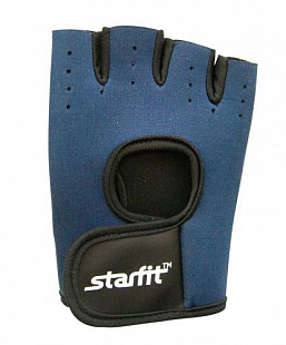 Перчатки для фитнеса Starfit SU-107 Dark Blue/Black