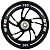 Колесо для трюкового самоката STG 120мм Х105169 black/white
