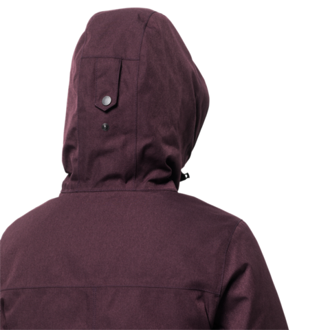 Coastal range 2025 parka burgundy