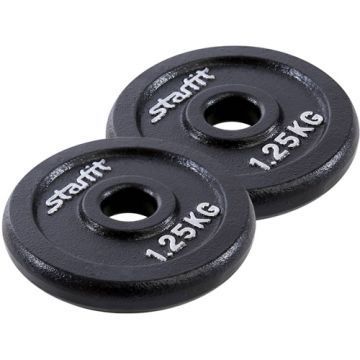 Диск чугунный Starfit BB-204 1,25 кг 2 шт black