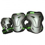 Комплект защиты для роликовых коньков Tempish Jolly 3 green