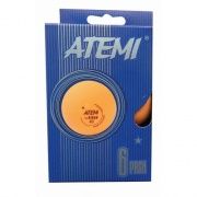 Мячи для настольного тенниса Atemi 1* (6шт) orange