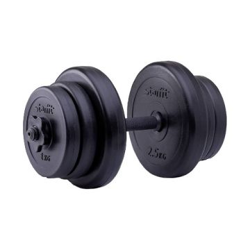 Гантель разборная пластиковая Starfit 10 кг DB-711 black