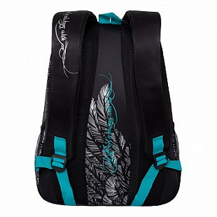 Рюкзак школьный GRIZZLY RD-837-3 /1 light blue
