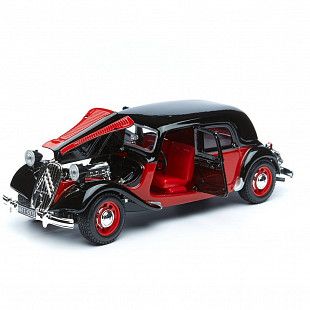 Коллекционная машина Bburago 1:24 Citroen 15 CV TA 1938 (18-22017) red/black