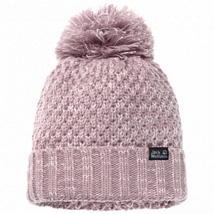 Шапка женская Jack Wolfskin Highloft Knit Cap Women violet pearl