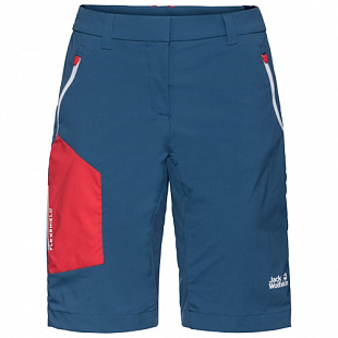 Шорты женские Jack Wolfskin Overland Shorts W indigo blue