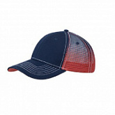 Бейсболка Contrasting Mesh CO402314 Blue/Orange