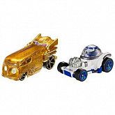 Набор машинок Hot Wheels Звездные войны R2-D2 и C-3PO (CGX02)