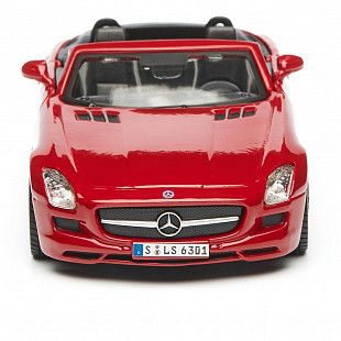 Коллекционная машина Bburago 1:32 Mercedes-Benz SLS AMG Cabrio (18-43035) Red