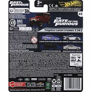 Машинка Hot Wheels Fast & Furious Toyota Land Cruiser (HNW46 HRT96)