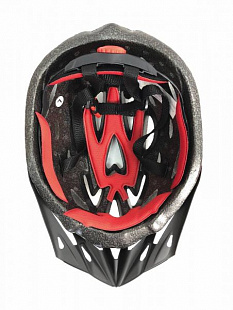 Велошлем Ausini Black/Red 20-1
