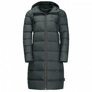 Пальто женское Jack Wolfskin Crystal Palace Coat greenish grey