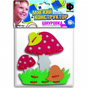 Творческий набор Fantazer 67763 Шнуровка «Мухоморы» 103008