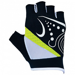 Велоперчатки Jaffson SCG 47-0118 black/white/yellow