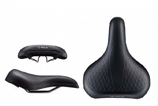 Седло Velo комфорт VL-6362 эластомерное black 6-156362