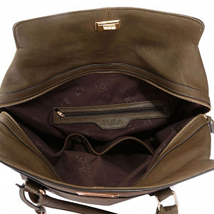 Женская сумка Pola 7087 grey/beige
