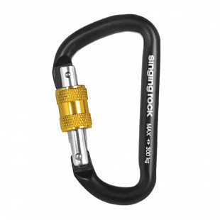 Карабин Singing Rock Mini d Screw K0027BY00