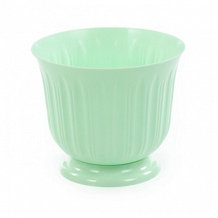 Горшок цветочный Полесье Лира с подставкой 2.1л 74867 Light Turquoise