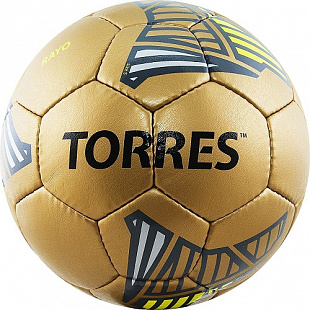 Мяч футбольный Torres Rayo Gold F30755 gold/grey