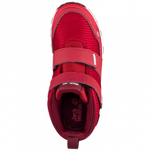 Водонепроницаемые кроссовки детские Jack Wolfskin Mtn Attack 3 Texapore Mid Vc K red / dark red