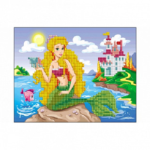 Алмазная мозаика Рыжий Кот Морская принцесса ASM009