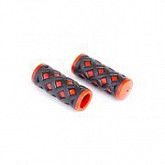Грипсы HY-500-3G L-75 black/red