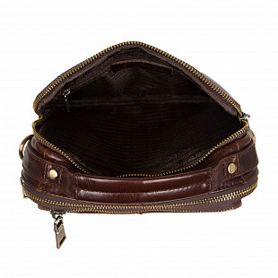 Мужская кожаная сумка Polar 812166-9 brown