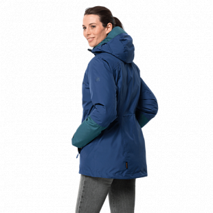 Куртка женская Jack Wolfskin North Ice Parka W porcelain blue