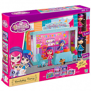 Игровой набор Birthday Party дом с куколками 60215