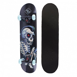 Скейтборд Tech Team Elite Blue Skeleton 2021