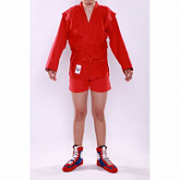 Куртка для самбо Sapsan с подкладкой К-5 red