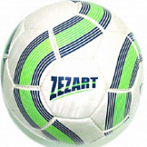 Мяч футбольный Zez Sport 0077 White/Blue/Green 5р.