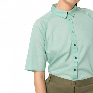 Рубашка женская Jack Wolfskin Nata River Shirt W light jade stripes