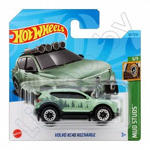 Машинка Hot Wheels Базовой коллекции Volvo XC40 Recharge 201/250 (5785 HKG55) mainline 2023