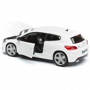 Коллекционная машина Bburago 1:24 Volkswagen Scirocco R (18-21060) white