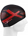 Шапочка для бассейна (плавания) взрослая Mad Wave Silicone Printed Spyder black/red