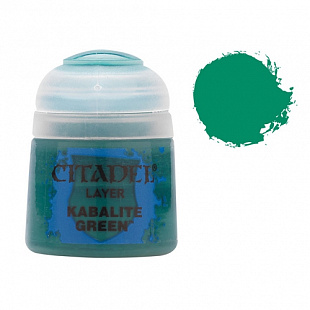 Краска для миниатюр Games Workshop Layer: Kabalite Green 22-21