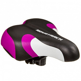 Седло Novatrack детское black/violet/white КЛ98759