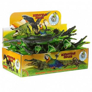 Набор животных Bondibon "Ребятам о Зверятах", крокодилы пищалки ВВ1625