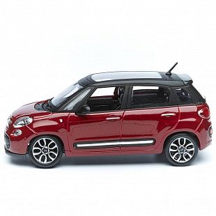 Машинка Bburago Fiat 500L (18-22126) red